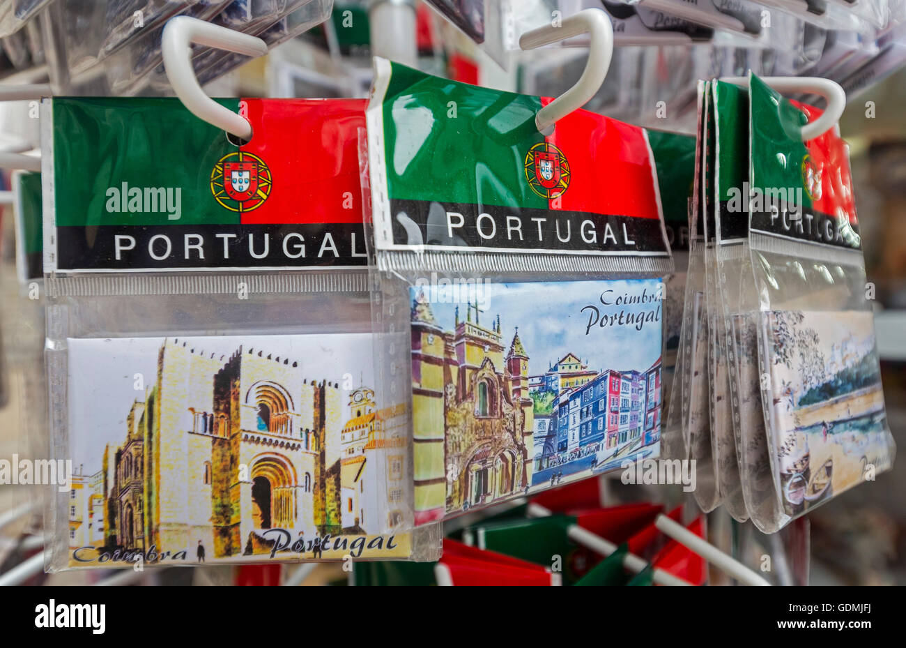 Negozio di souvenir di Coimbra Coimbra, Distretto di Coimbra, Portogallo, Europa, viaggi, fotografia di viaggio Foto Stock