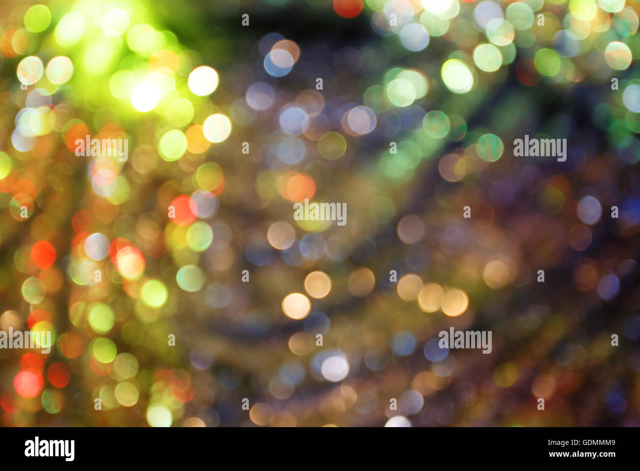 Abstract sfondo bokeh di fondo con luce colorata Foto Stock