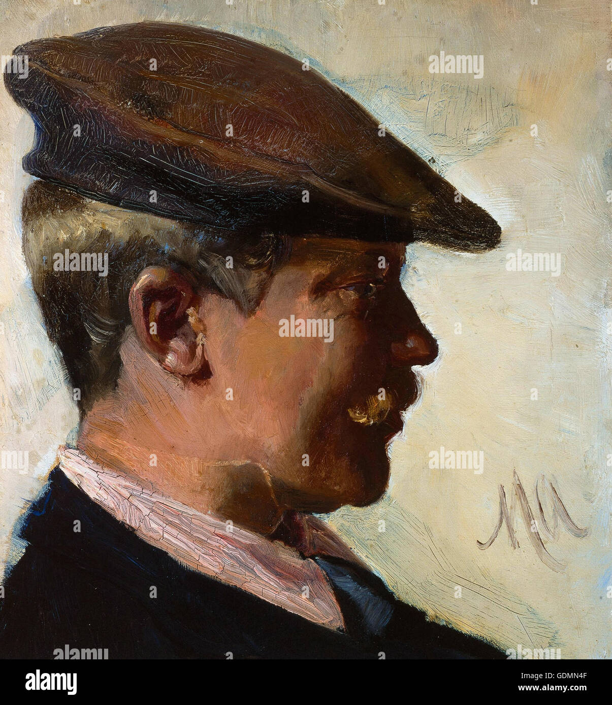 Michael Ancher - Jacob Sømme Foto Stock