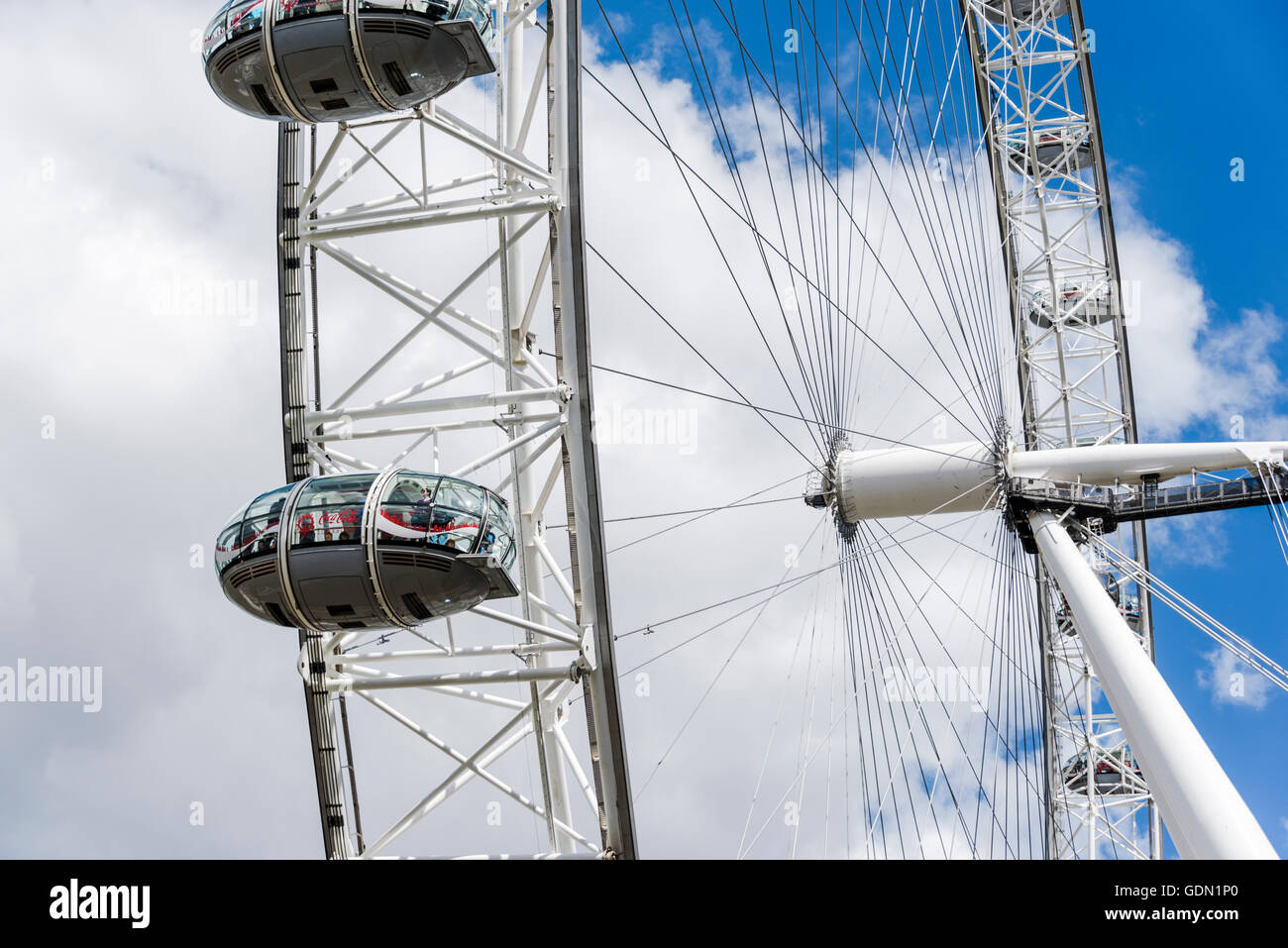 London Eye. Foto Stock
