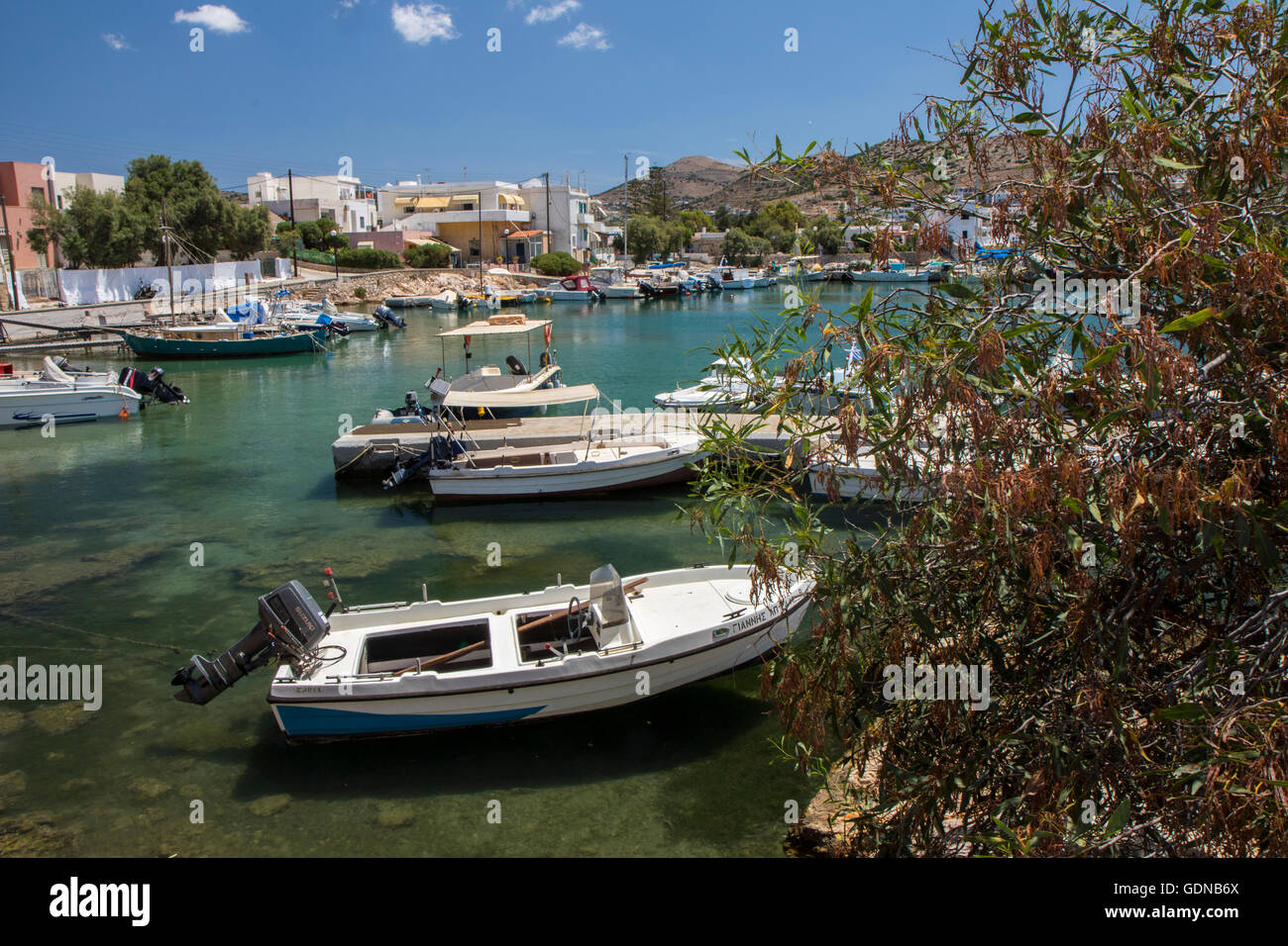 Syros Grecia Foto Stock