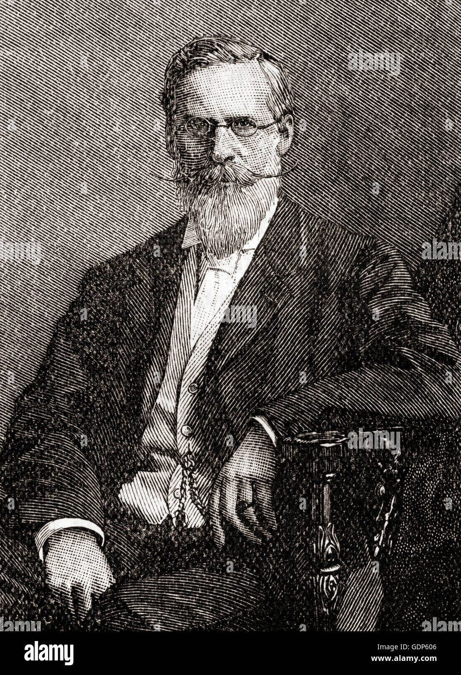 Sir William Crookes, 1832 - 1919. Inglese chimico, fisico e inventore. Foto Stock