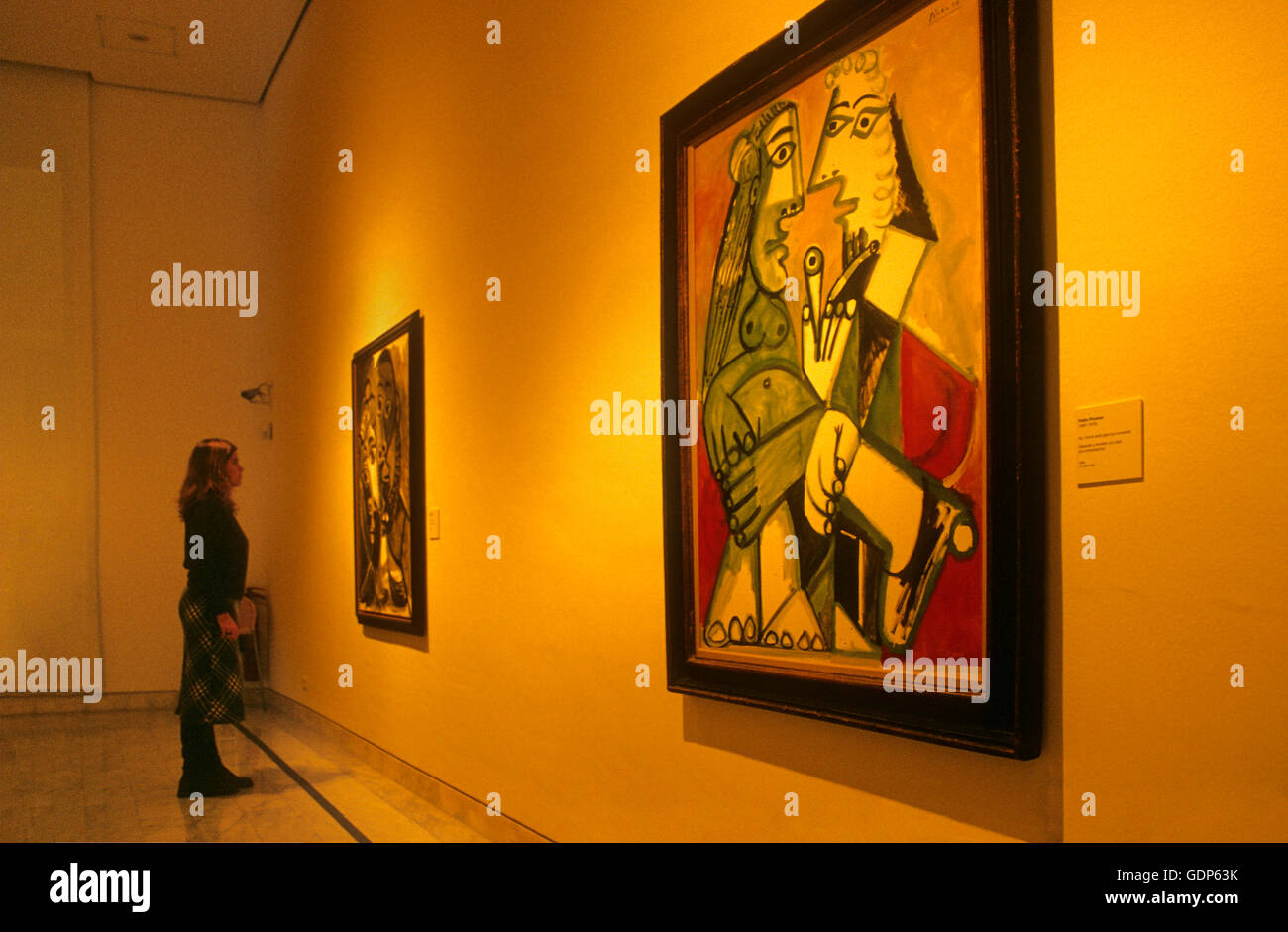 Il museo di Picasso. Dipinti di Pablo Ruiz Picasso 15 Montcada street, Barcellona, Spagna Foto Stock