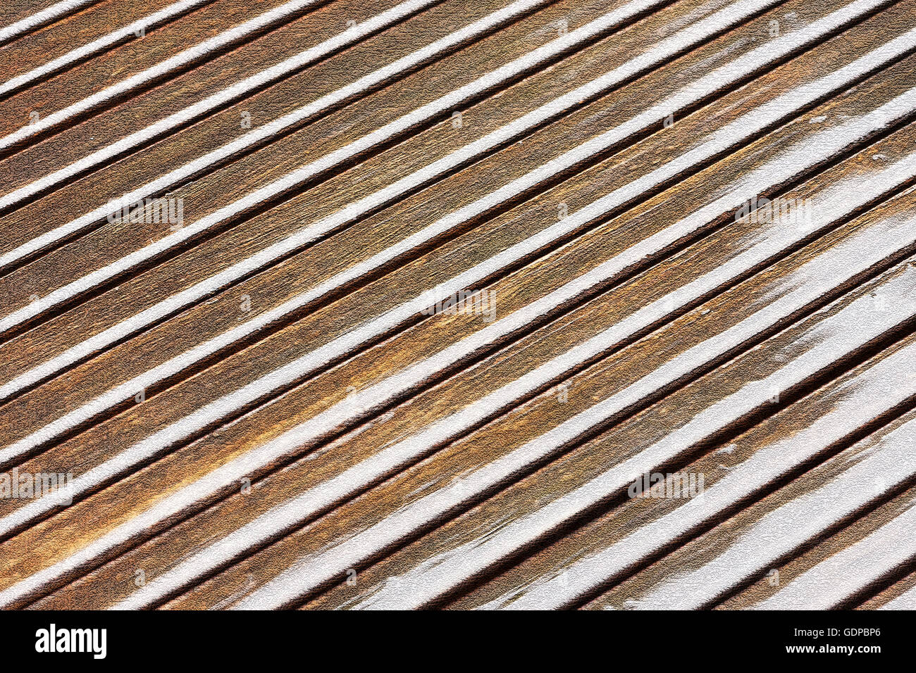 Textured illustrazione della diagonale linee brunastro Foto Stock