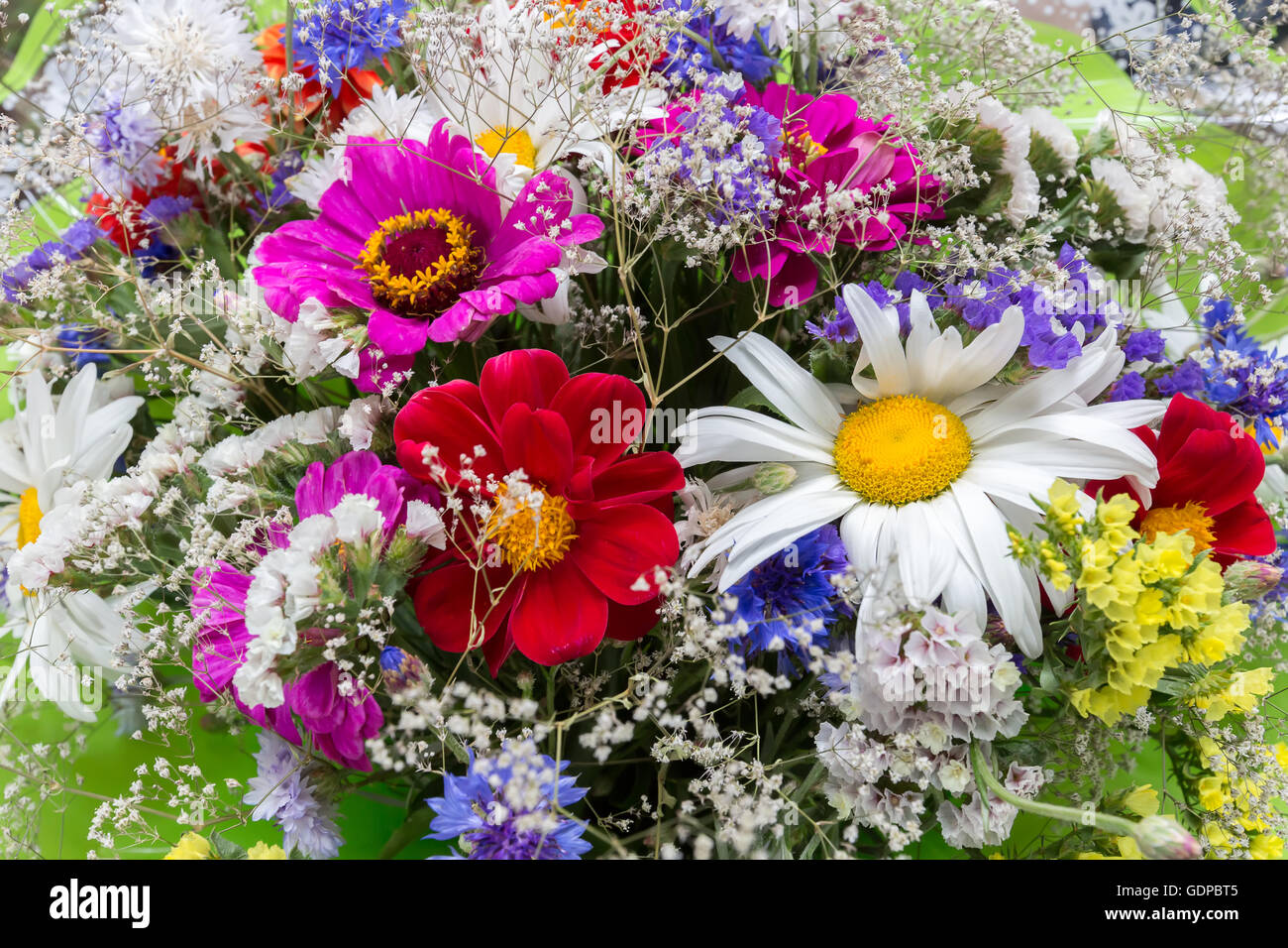 Chiusura del bouquet di fiori. Foto Stock
