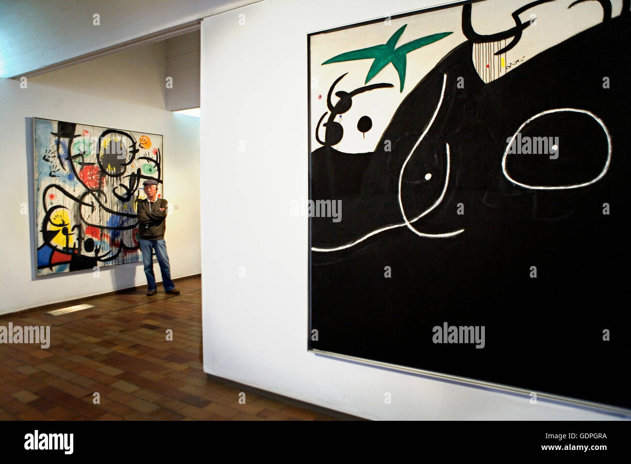 Joan Miro foundation, Barcellona, Spagna Foto Stock