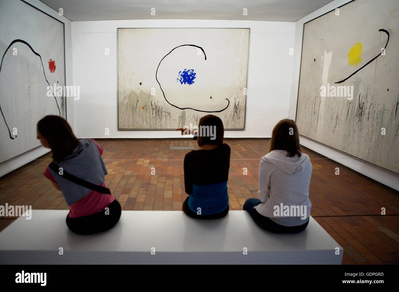 Joan Miro foundation, Barcellona, Spagna Foto Stock