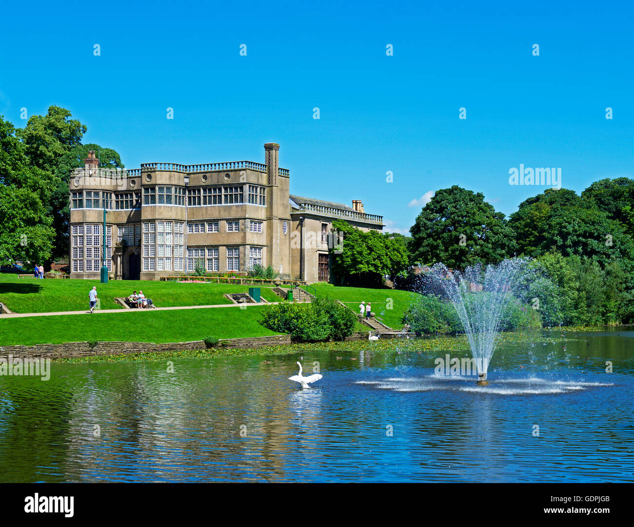 Astley Hall, vicino a Chorley, Lancashire, Inghilterra, Regno Unito Foto Stock