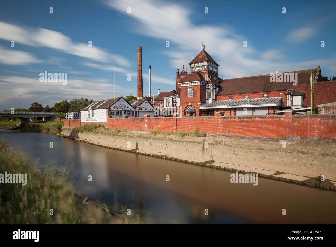 Harvey's Brewery in Lewes, Inghilterra. Foto Stock