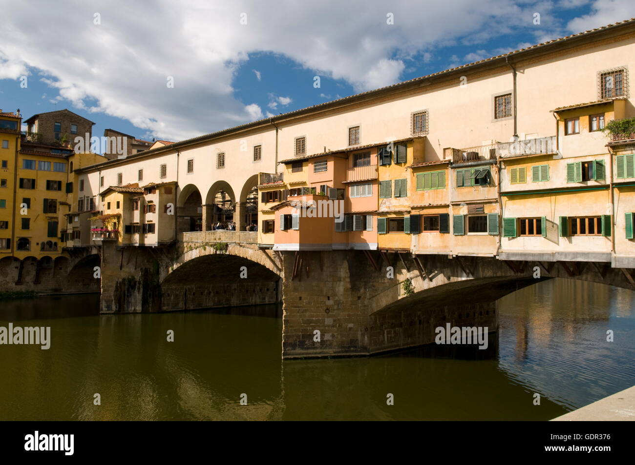 Geografia / viaggi, Italia, Toscana, Firenze Ponte Vecchio, costruito: xiv secolo, il ponte sul fiume Arno, Additional-Rights-Clearance-Info-Not-Available Foto Stock