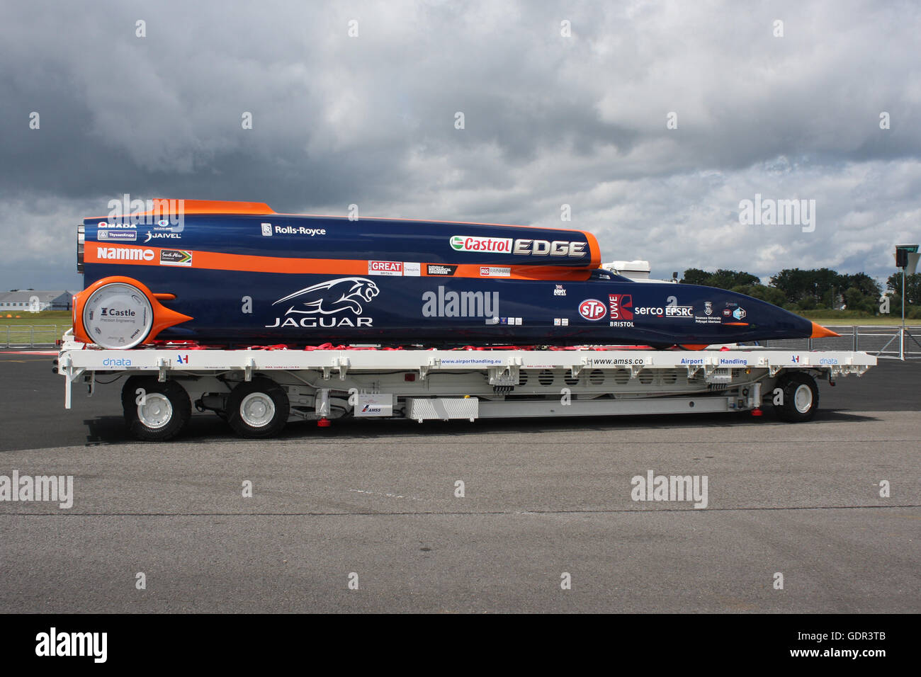 BLOODHOUND SSC AUTO SUPERSONICA Foto Stock
