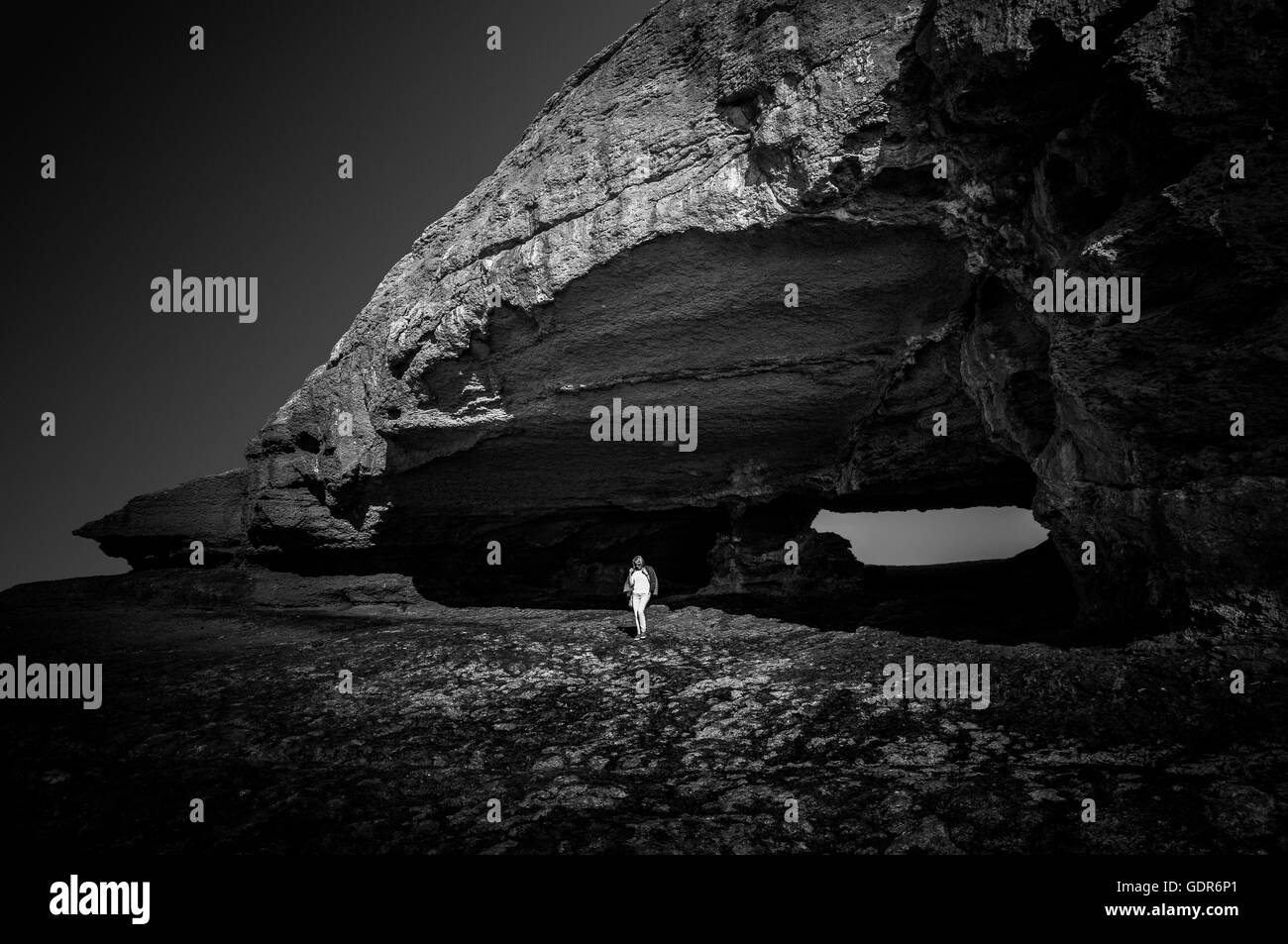 Il Ojerada nel Cabo de Ajo, Cantabria, Spagna. Foto Stock