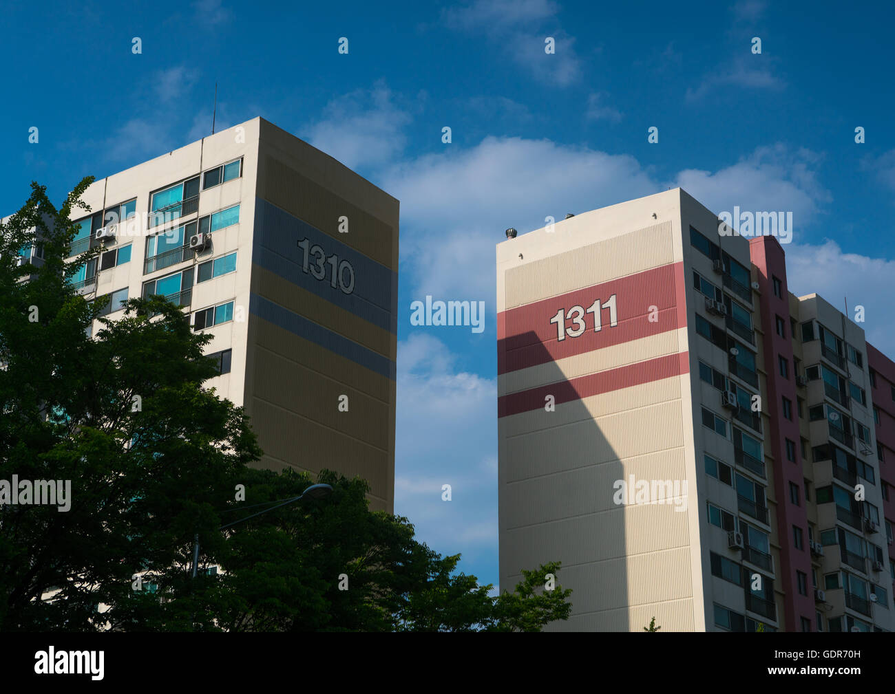 Appartamenti Residenziali in yangcheong, capitale nazionale area, Seoul, Corea del Sud Foto Stock