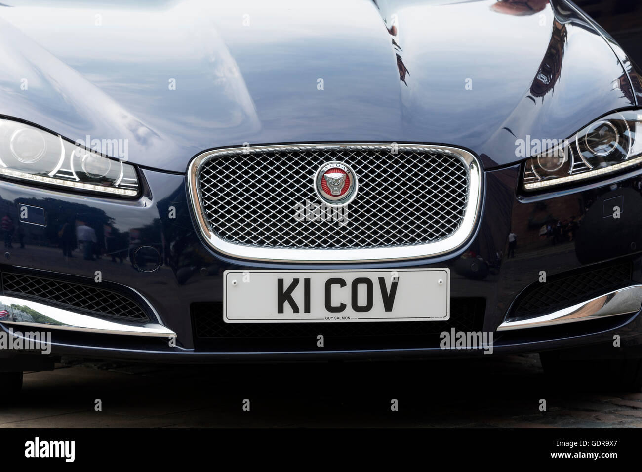 Jaguar XF 3.0 V6 diesel, Coventry City ufficiale del Consiglio auto, Coventry, Regno Unito Foto Stock