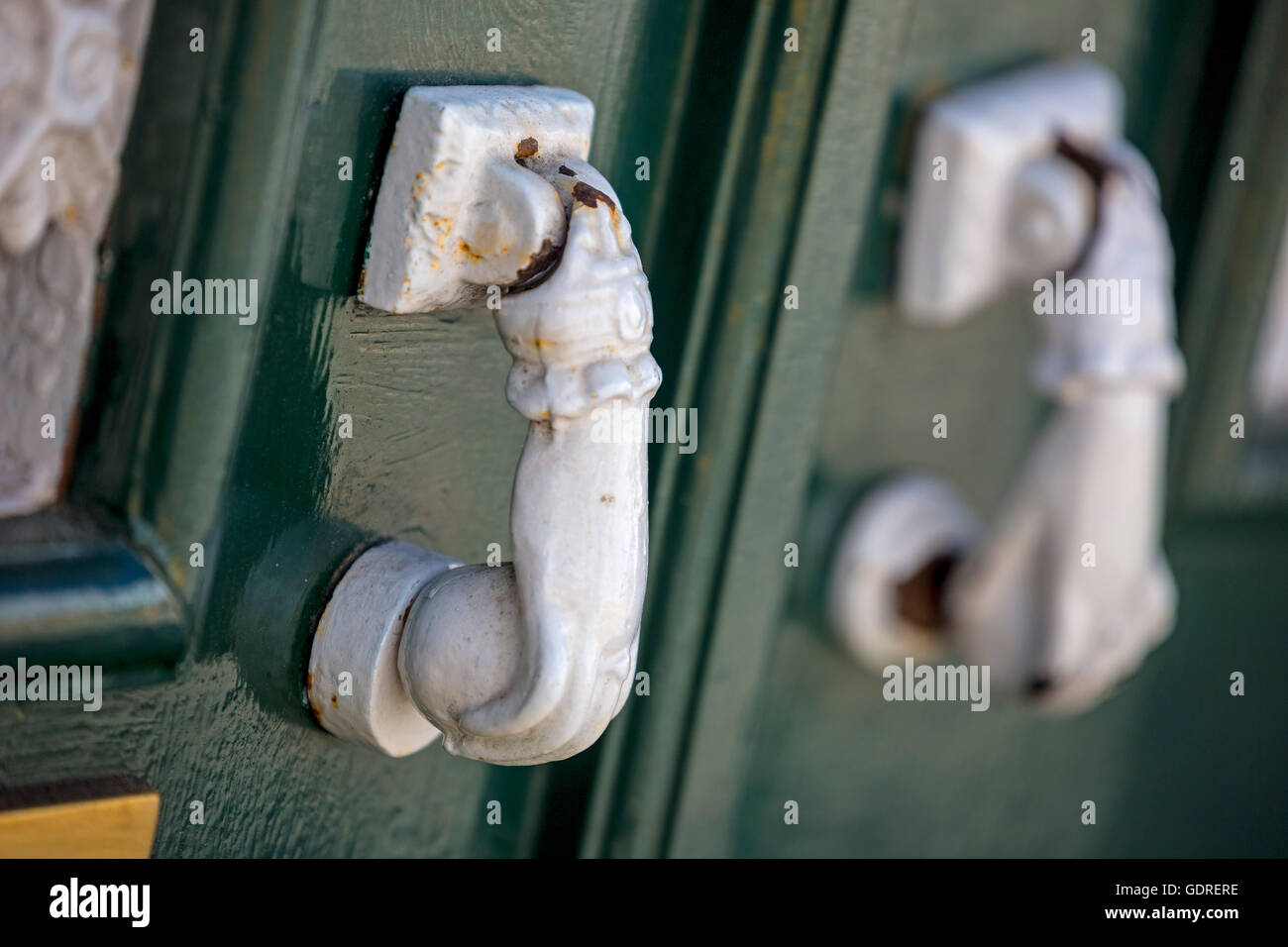 Porta di ferro respingente, Evora, distretto di Évora, Portogallo, Europa, viaggi, fotografia di viaggio Foto Stock