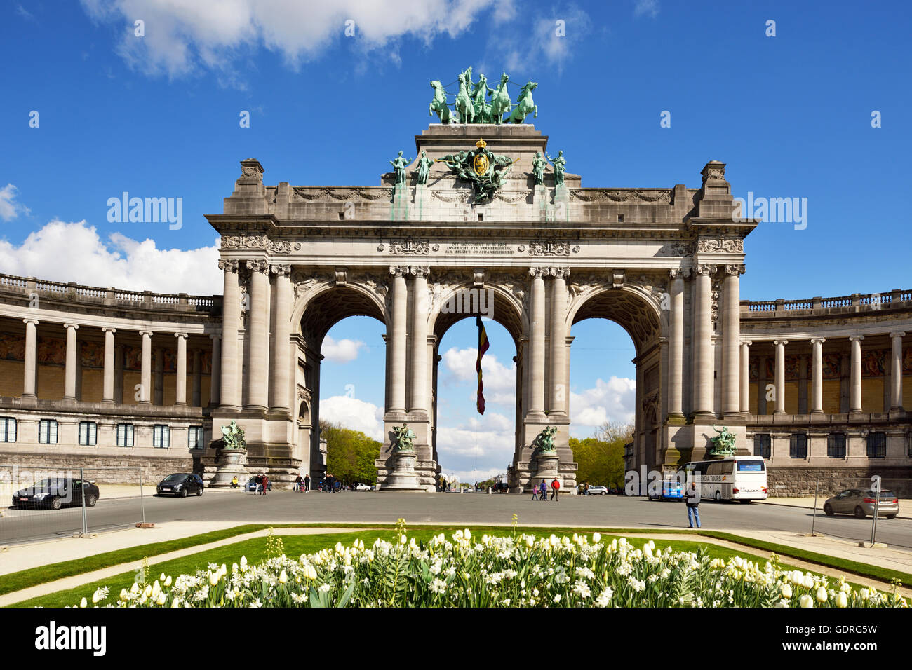 Arco, Giubileo Parc du Cinquantenaire, Bruxelles, Belgio Foto Stock