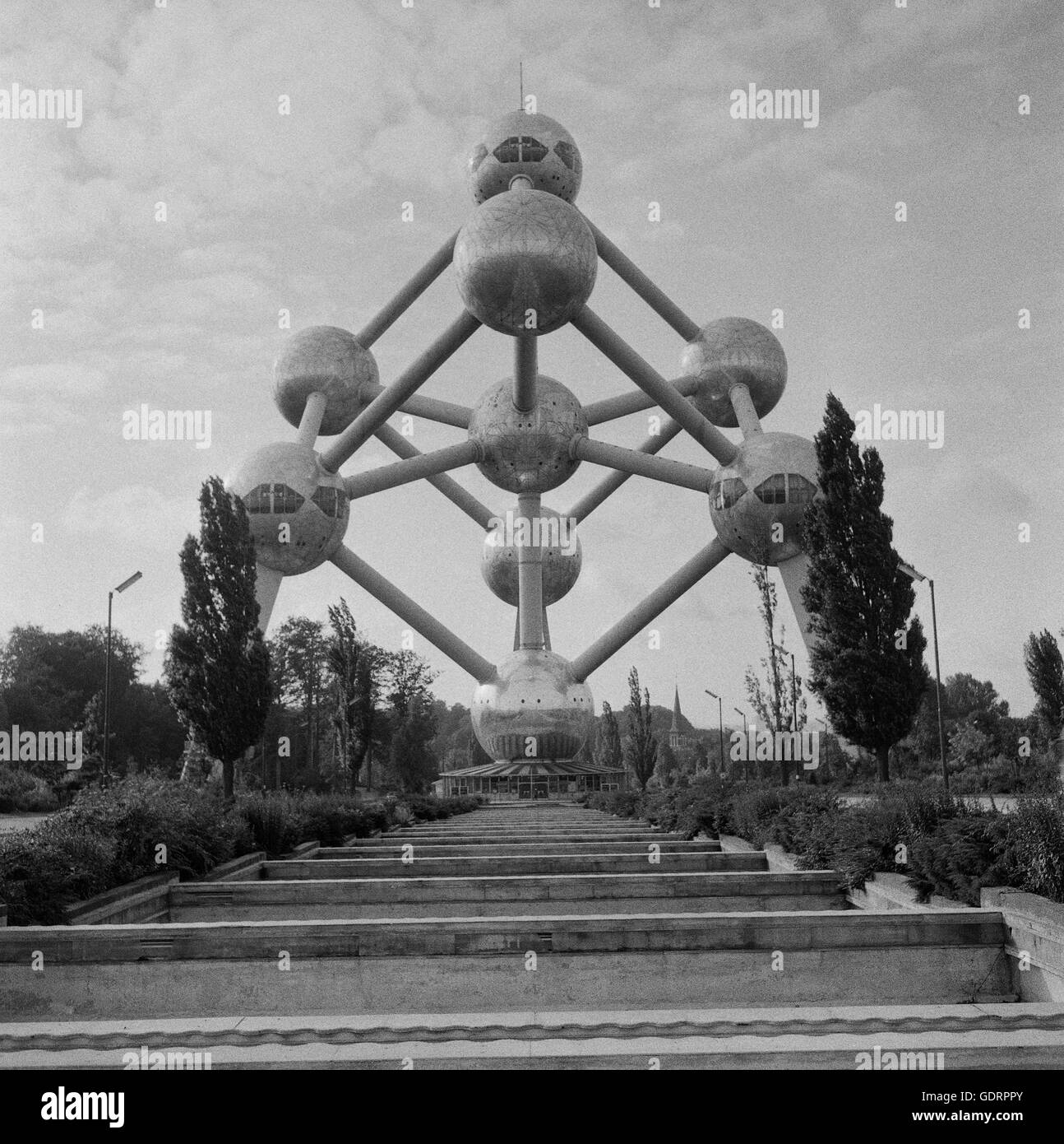 Atomium di Bruxelles, 1962 Foto Stock
