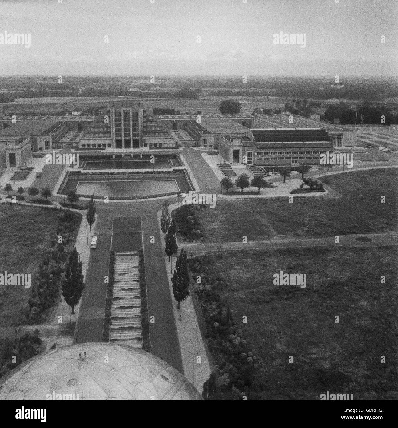 Expo edifici a Bruxelles, 1962 Foto Stock