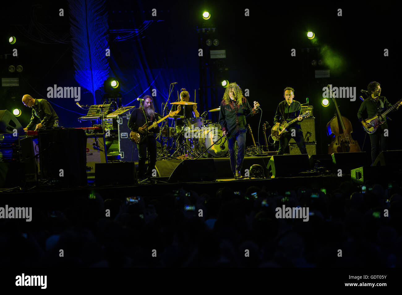 Assago Milano, Italia. Il 20 luglio, 2016. Robert Plant esegue live at Street Music Festival di Arte 2016 Credit: Roberto Finizio/Alamy Live News Foto Stock