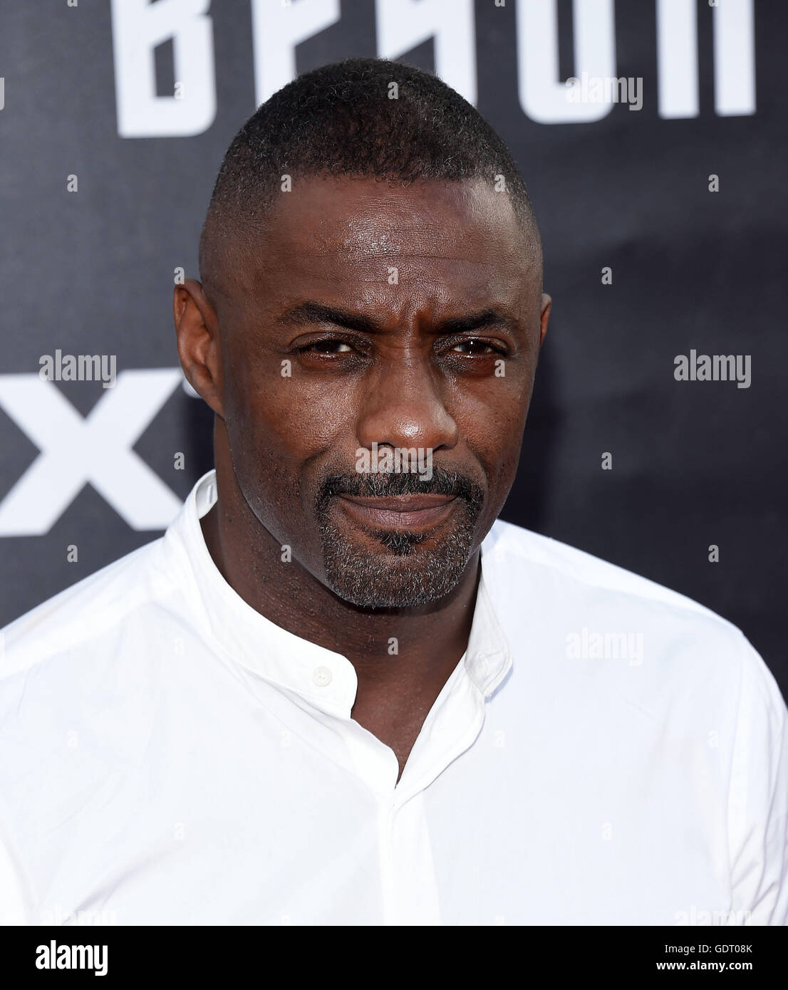 San Diego, California, Stati Uniti d'America. Il 20 luglio, 2016. Idris Elba arriva per la premiere del film Star Trek al di là dell' all'Embarcadero Marina Park. Credito: Lisa O'Connor/ZUMA filo/Alamy Live News Foto Stock