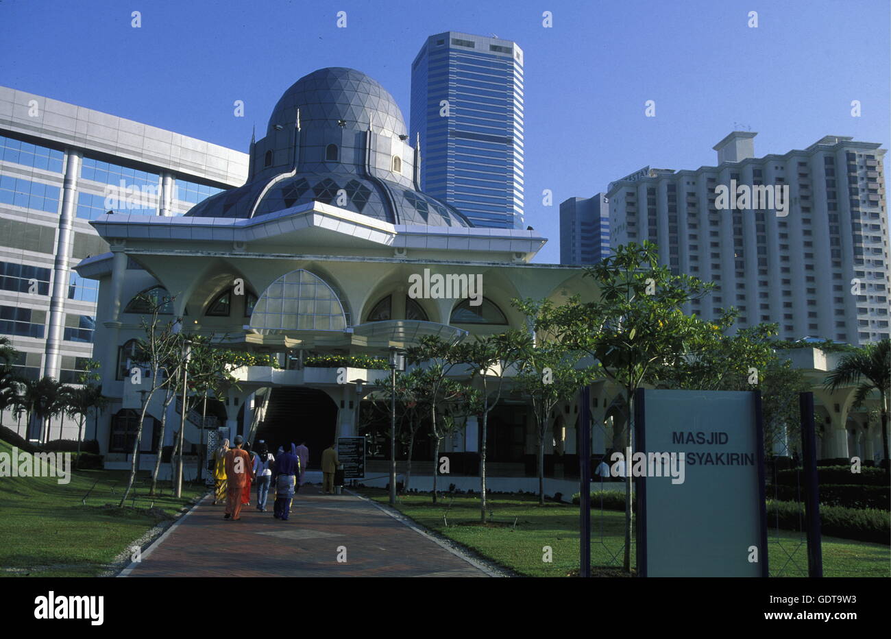 Il centro della città nella città di Kuala Lumpur in Malesia in southeastasia. Foto Stock
