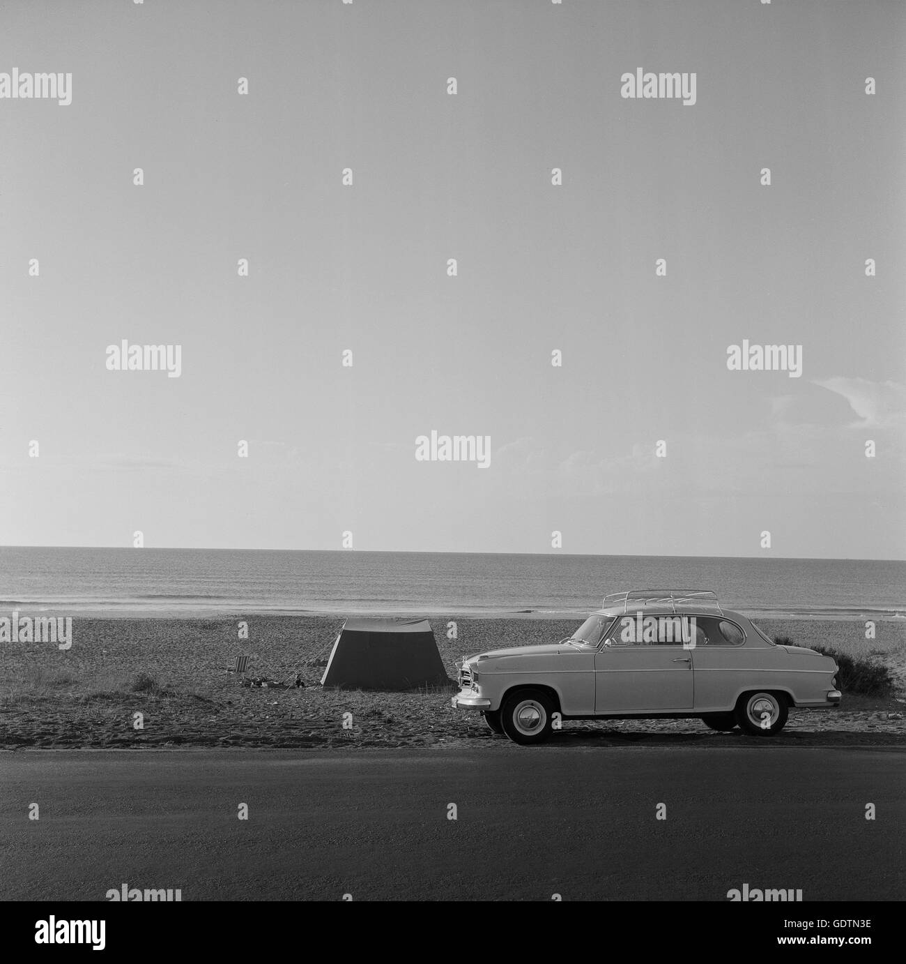 Spiaggia della Camargue, 1961 Foto Stock