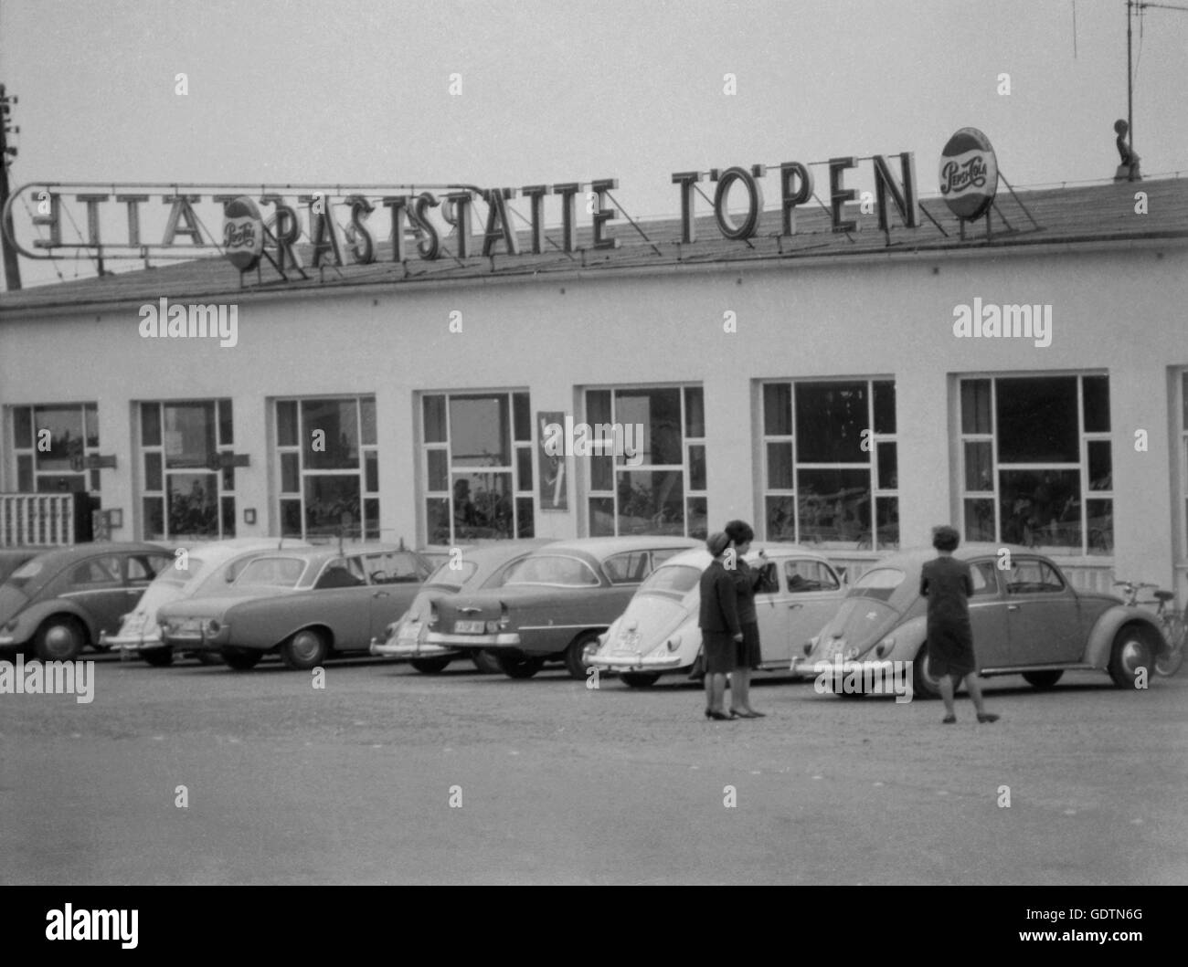 Roadhouse Töpen, 1964 Foto Stock