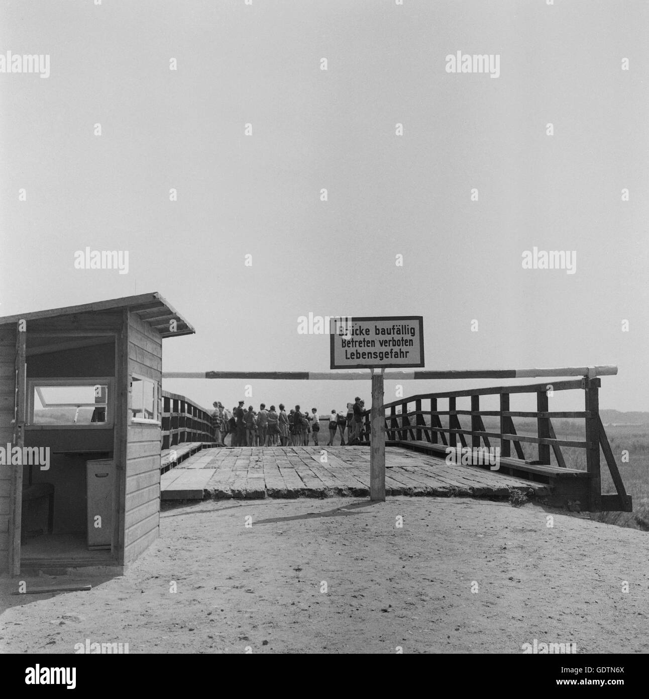 Ponte per la zonenrfg, 1964 Foto Stock