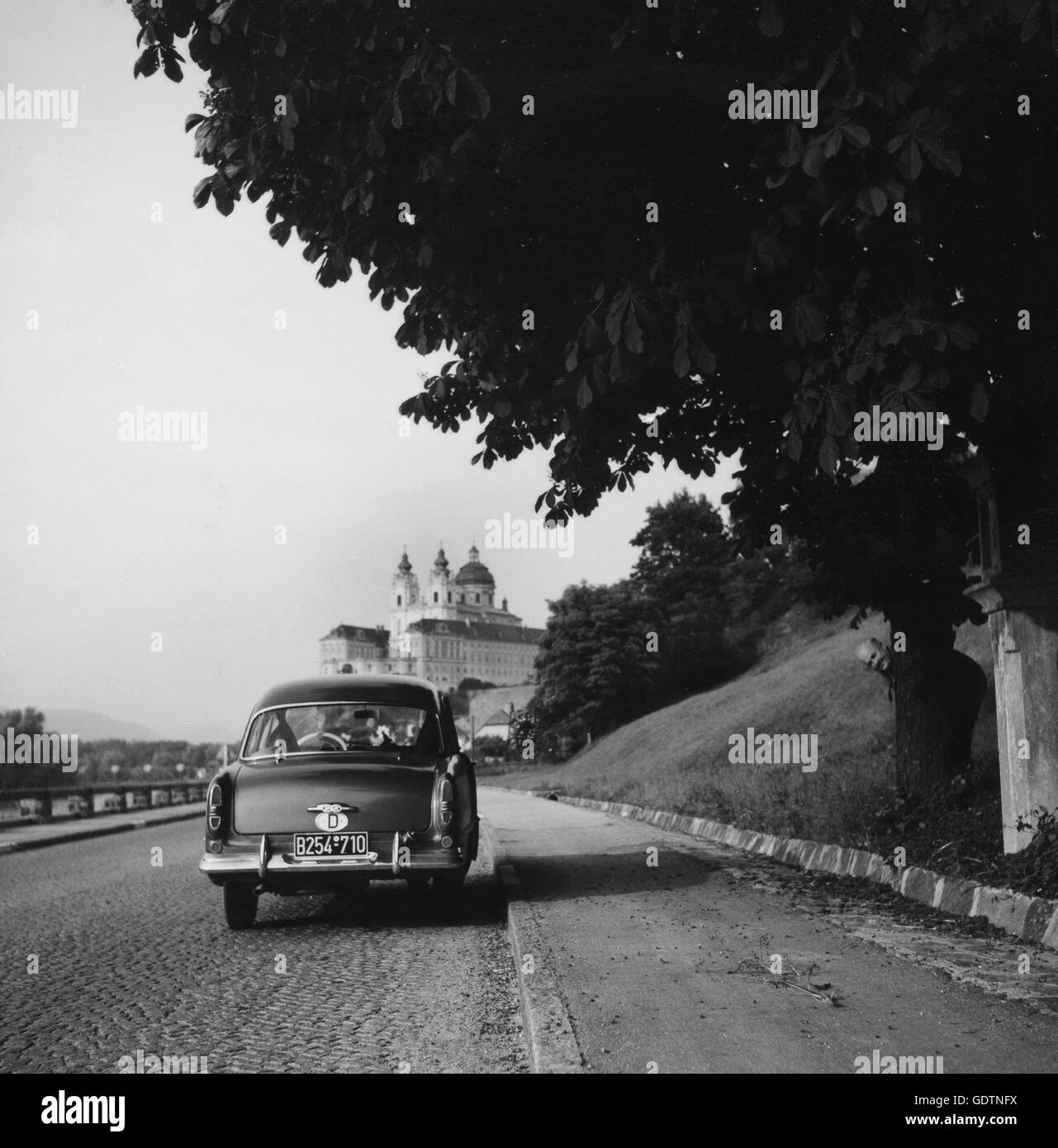 L'Abbazia di Melk, 1956 Foto Stock