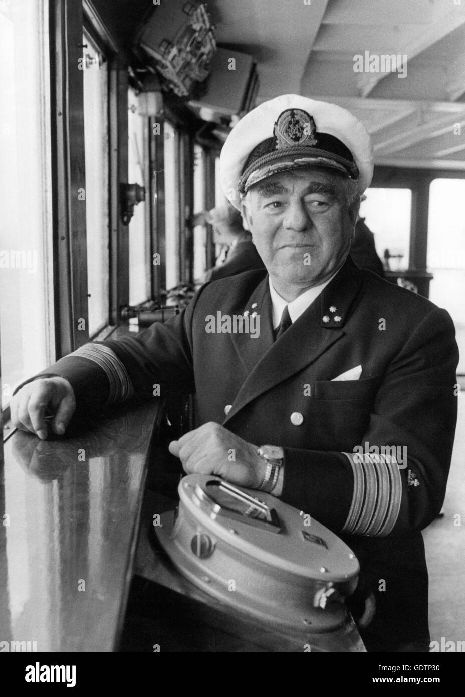 Il capitano della nave passeggeri "Bremen", 1959 Foto Stock