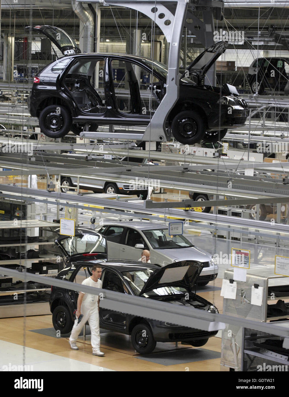 Volkswagen Polo produzione in Bratislava Foto Stock