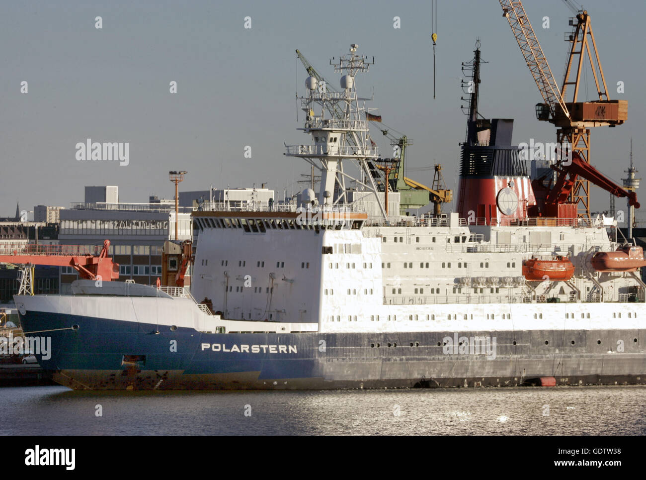 La nave di ricerca Polarstern Foto Stock