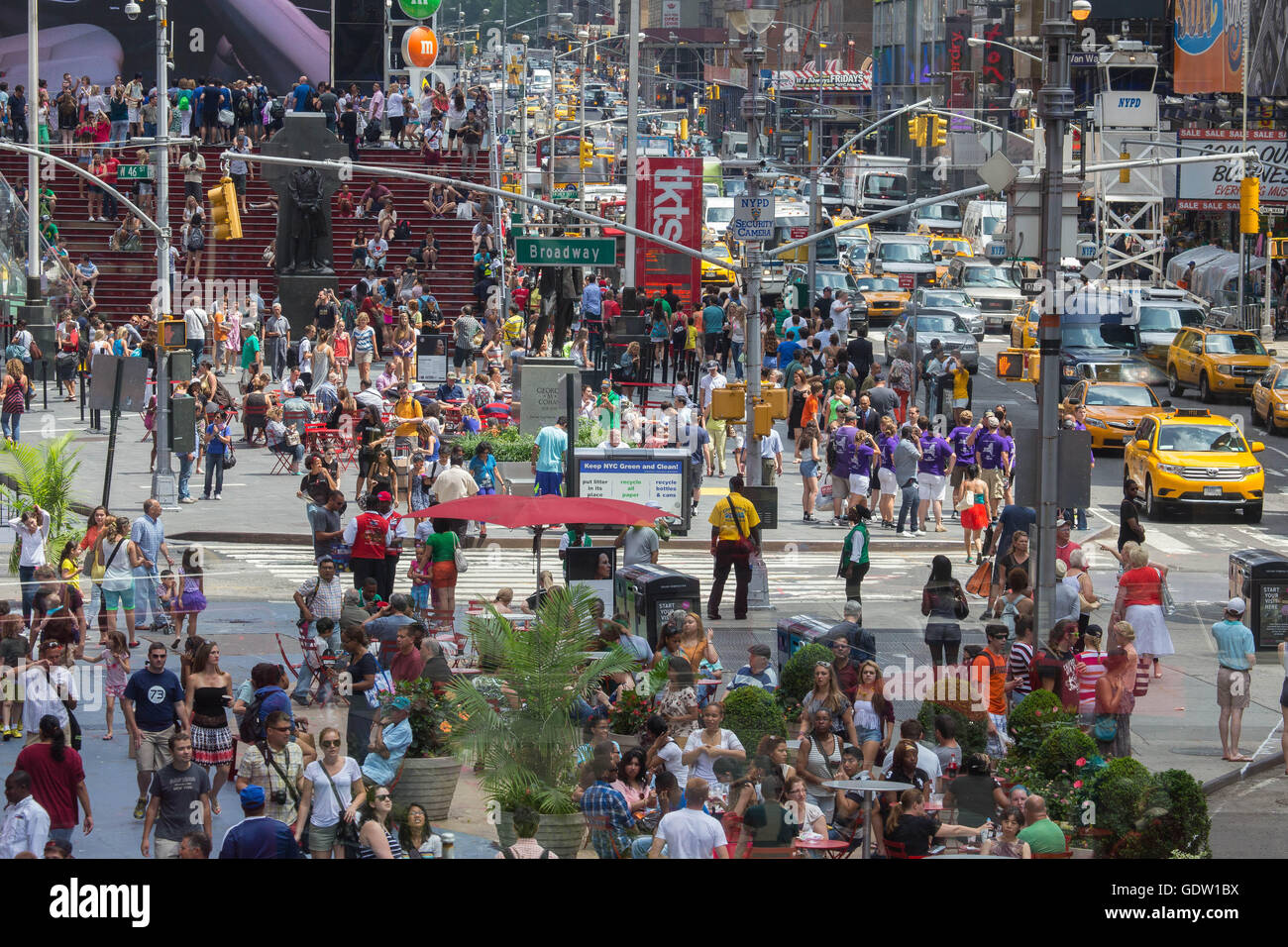 Times Square di New York City Foto Stock