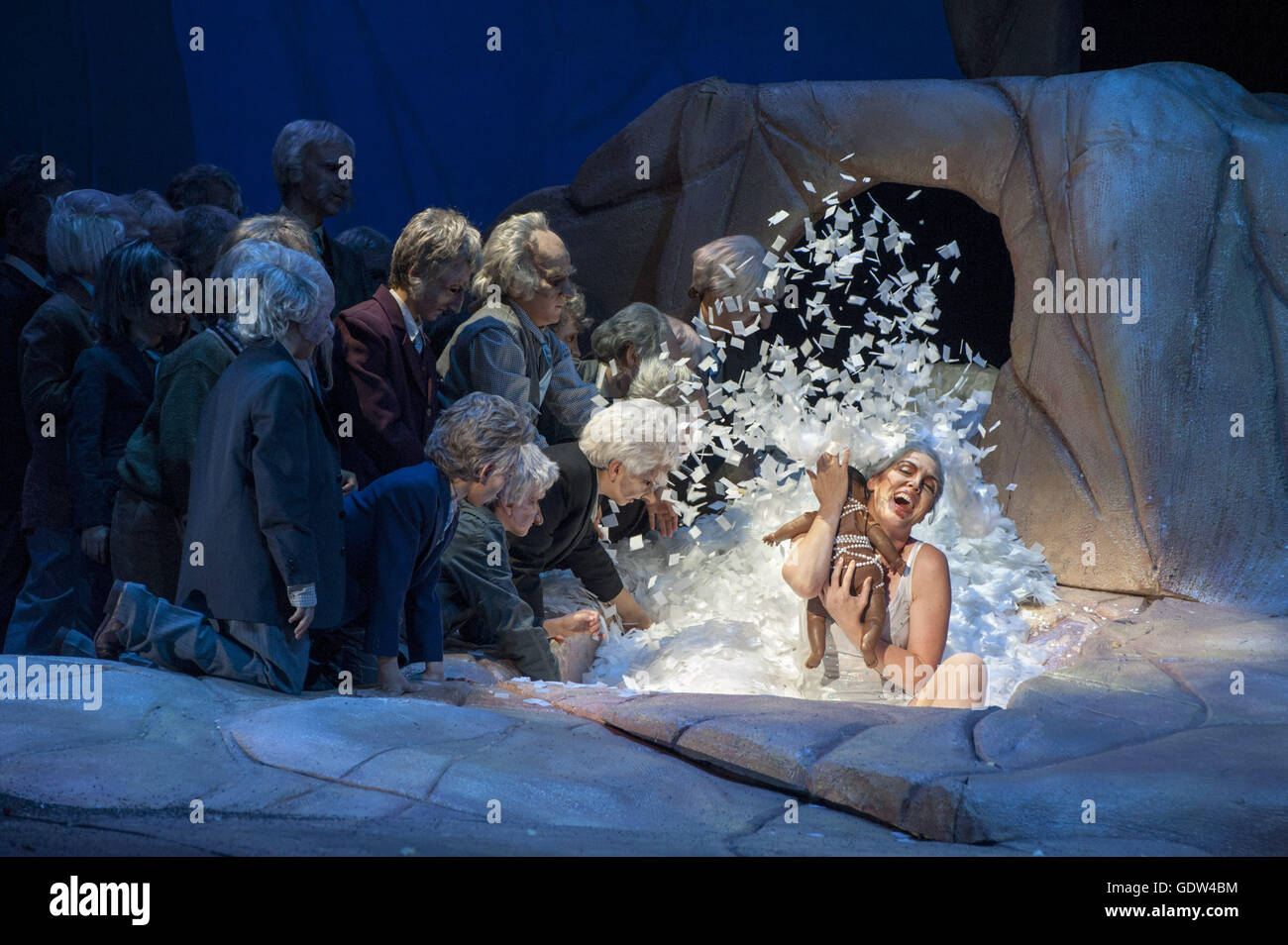 "A Midsummer Night's Dream", opera lirica in tre atti di Benjamin Britten Foto Stock