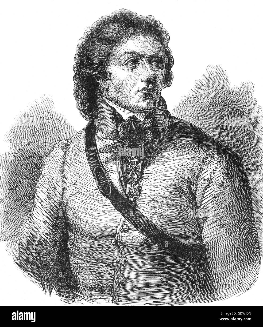 Andrzej Tadeusz Bonawentura Kościuszko (1746 - 1817) era un polacco-lituano ingegnere militare e un capo militare che è diventato un eroe nazionale in Polonia, la Lituania, la Bielorussia e gli Stati Uniti. Egli ha combattuto sul lato americano nella guerra rivoluzionaria americana e successivamente come comandante supremo del polacco forze armate nazionali,quando ha portato il 1794 Insurrezione di Kościuszko. Foto Stock