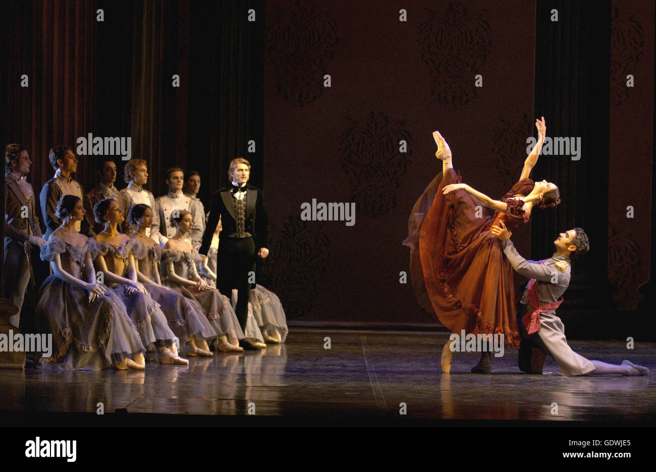 Onegin, balletto in tre atti di John Cranko Foto Stock