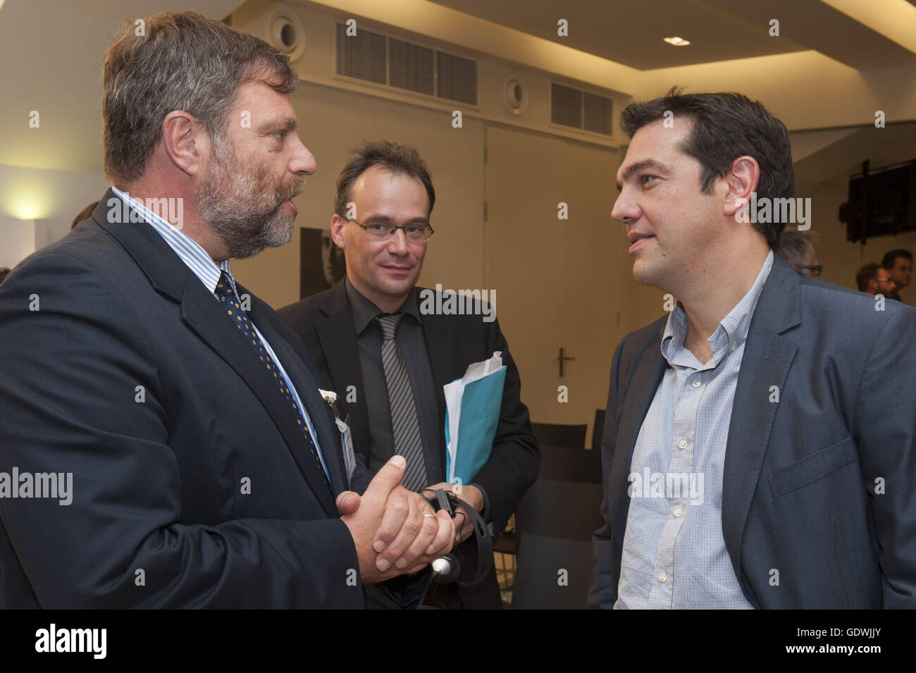 Dold, Weis e Tsipras Foto Stock