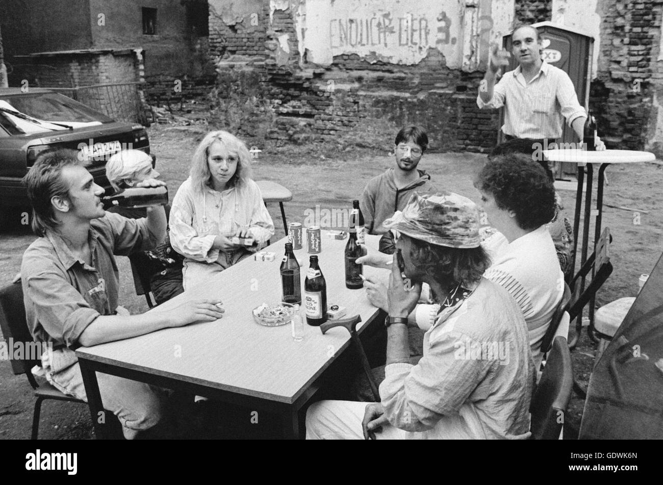 Leipzig, 1991 Foto Stock