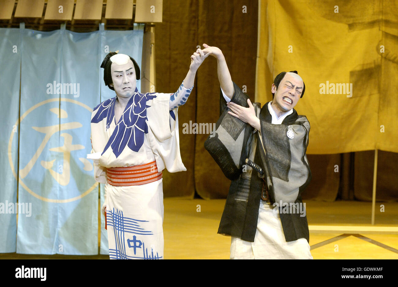 "Summer Festival: uno specchio di Osaka', teatro Kabuki Foto Stock