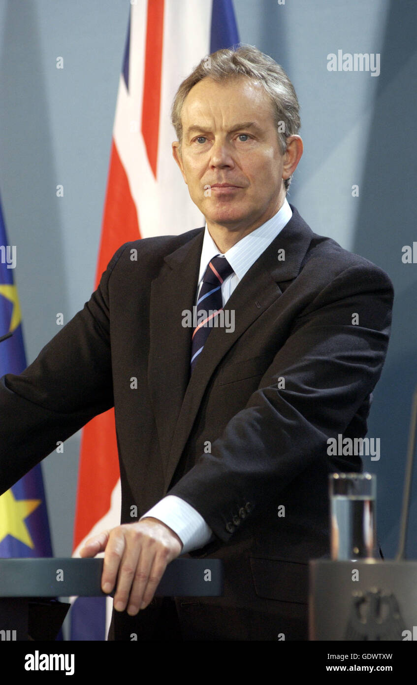 Tony Blair Foto Stock