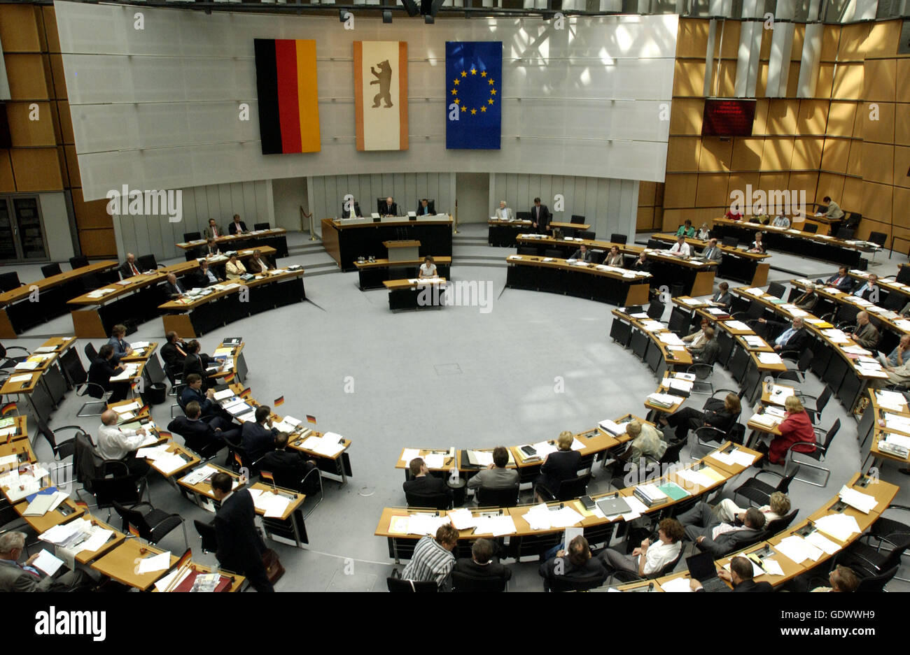 Sessione dell'Assemblea di rappresentanti Berlin Foto Stock