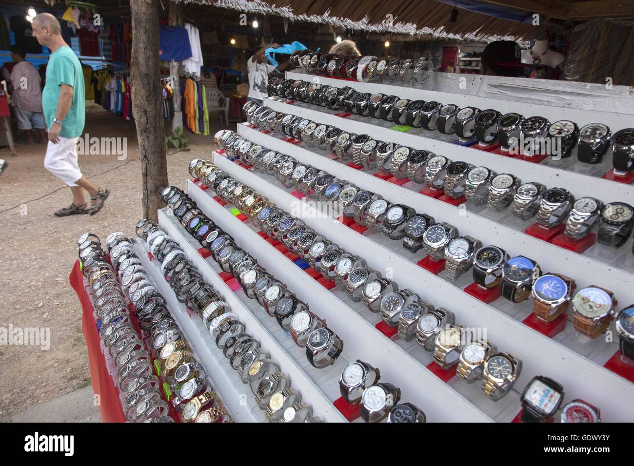 Contraffazione di orologi di marca Foto Stock