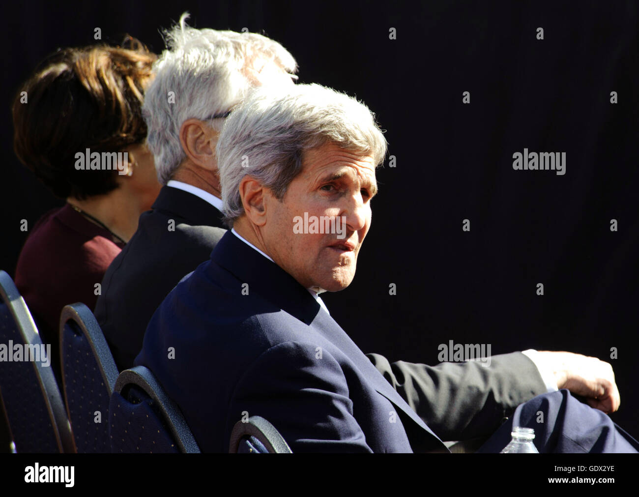 John Kerry in Francia, 2014 Foto Stock