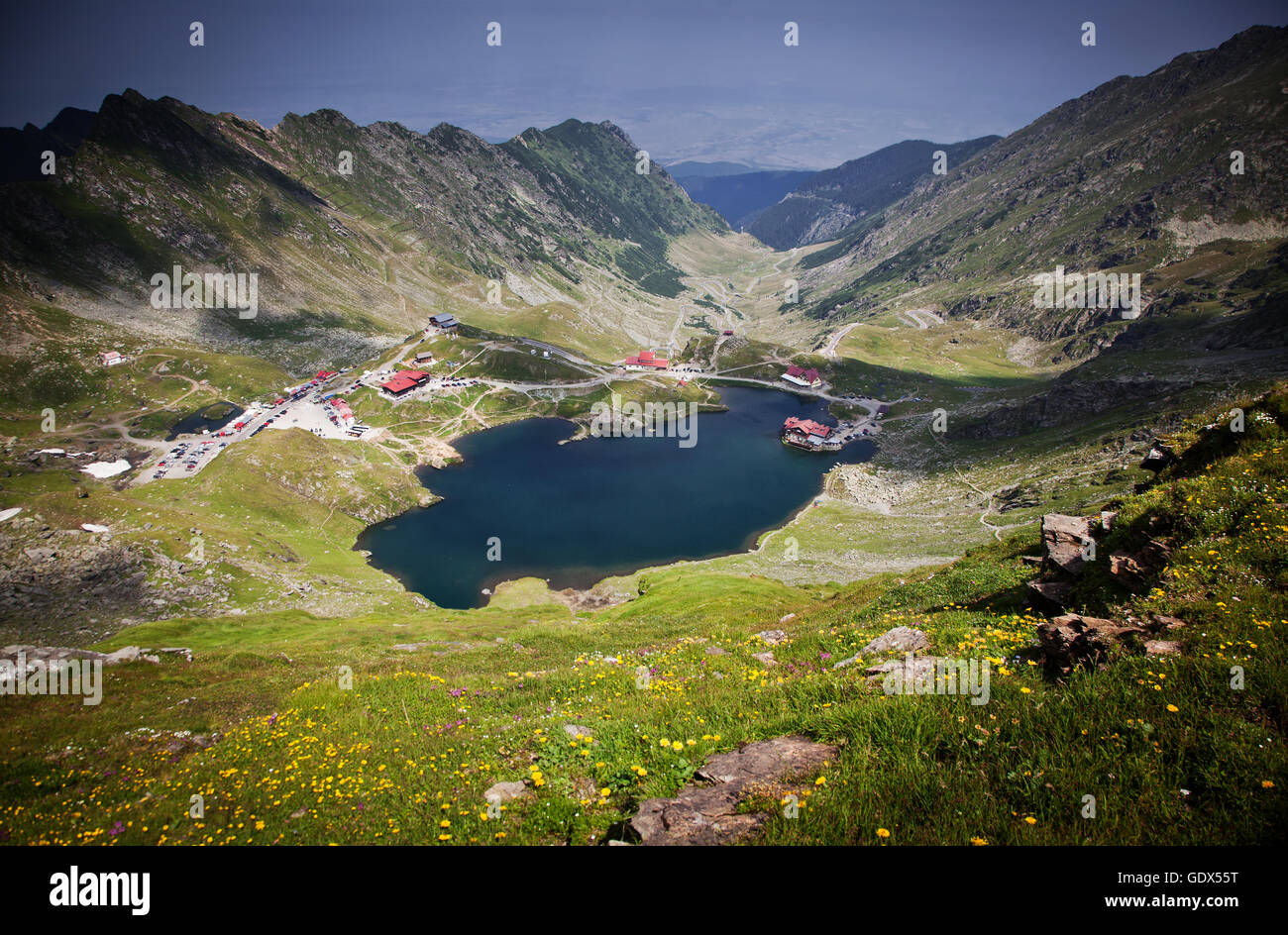 Monti Fagaras, Romania in estate Foto Stock