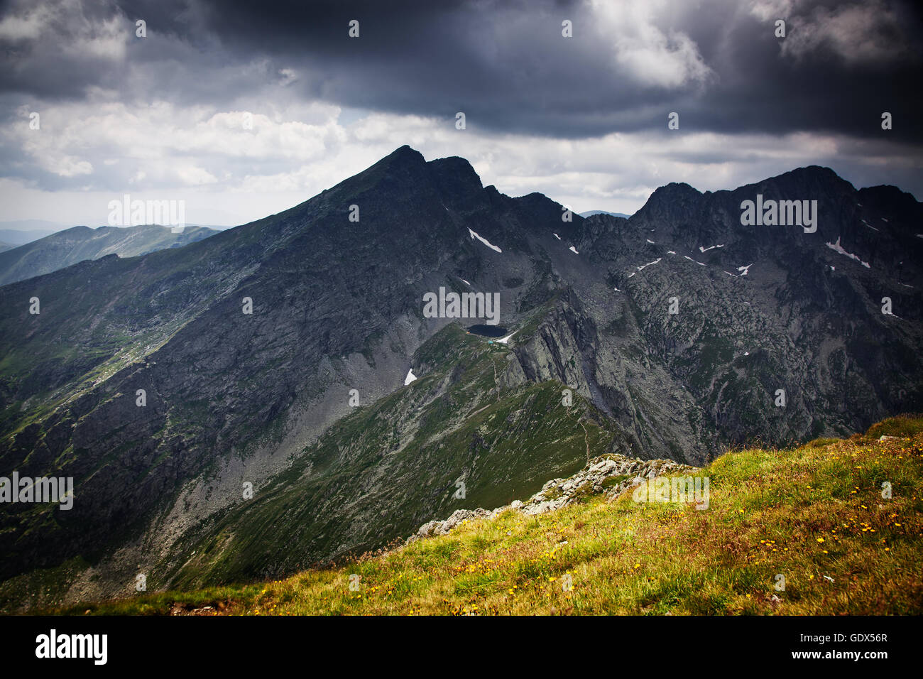 Monti Fagaras, Romania in estate Foto Stock