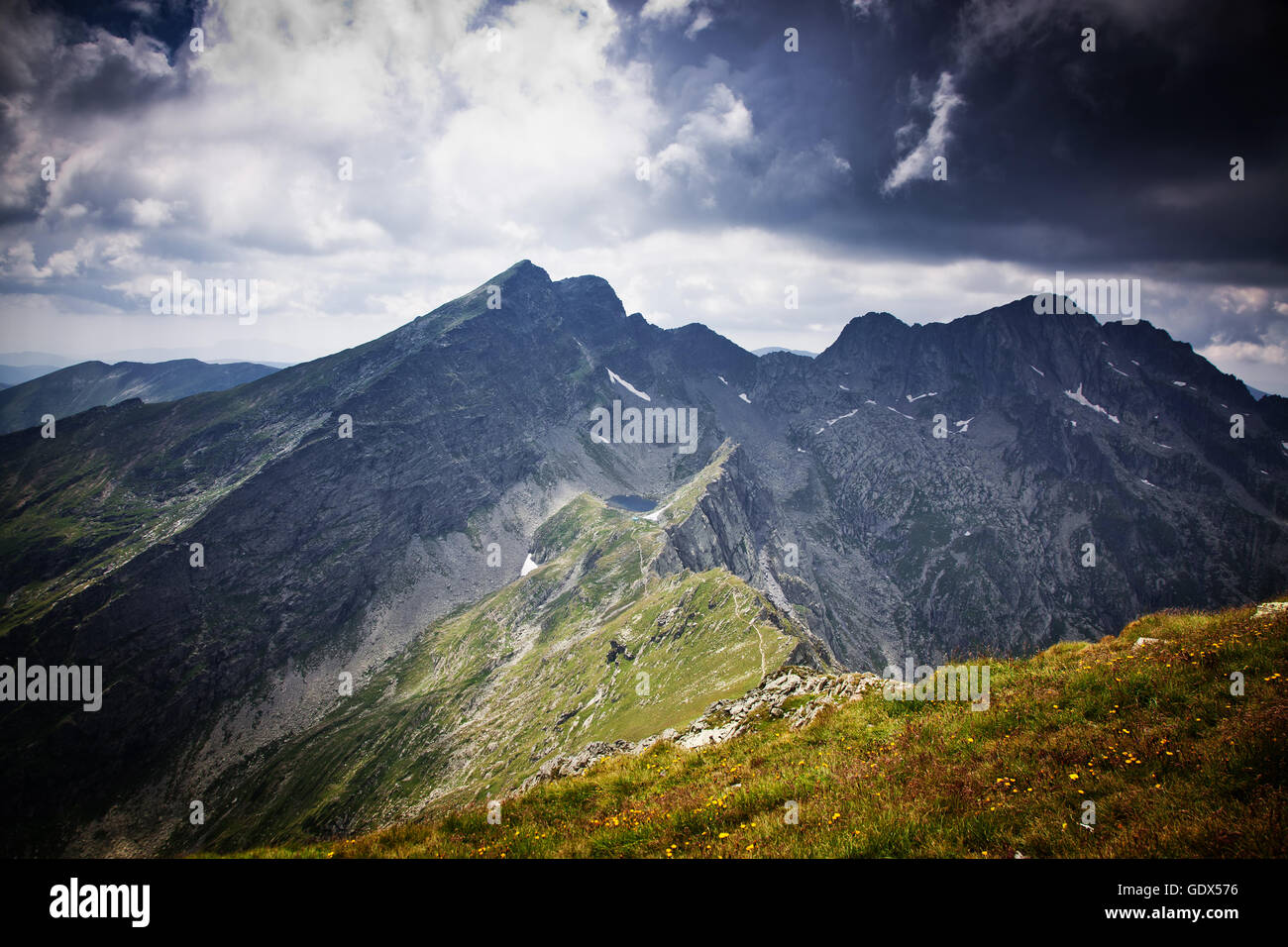 Monti Fagaras, Romania in estate Foto Stock
