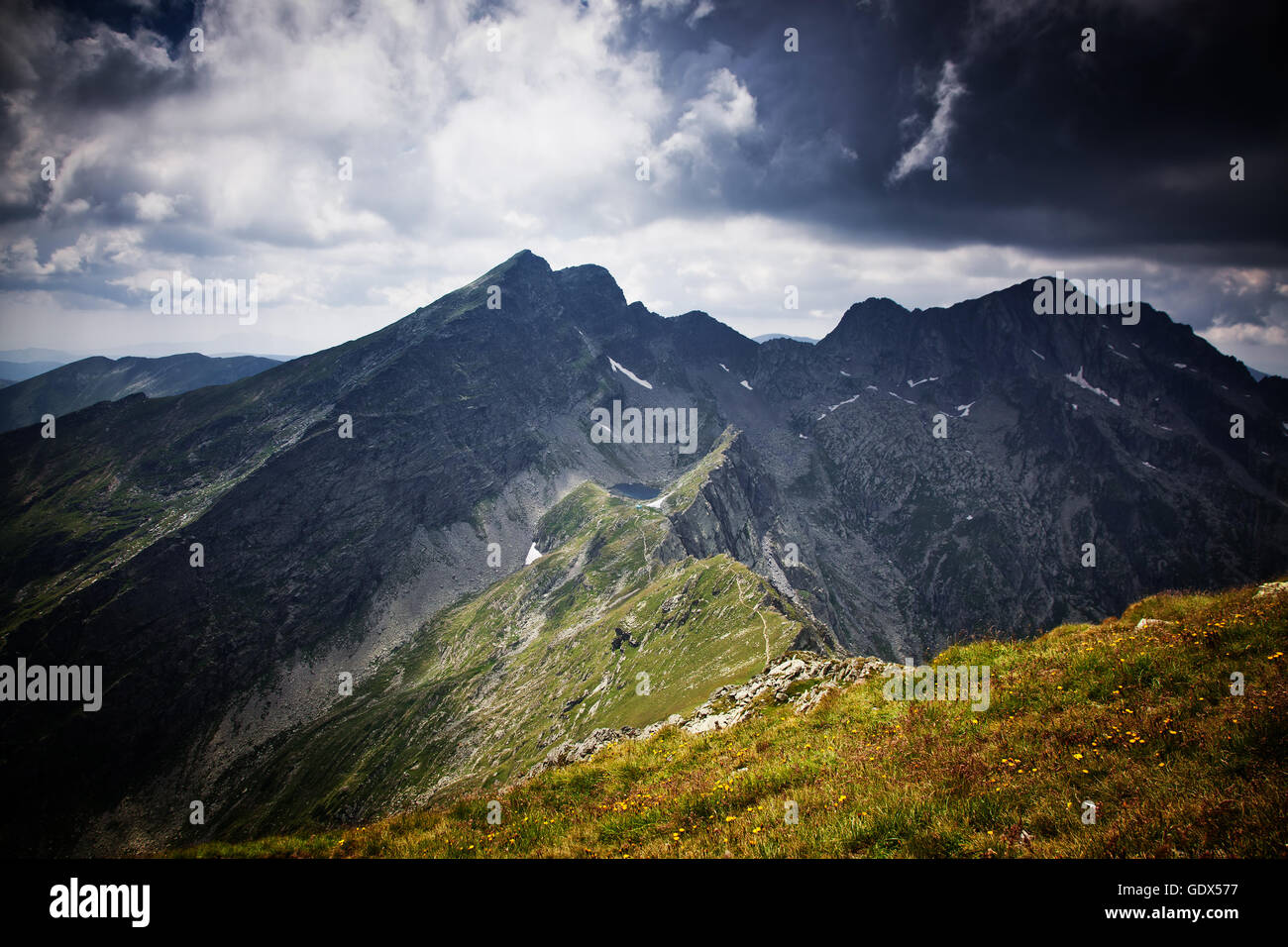 Monti Fagaras, Romania in estate Foto Stock