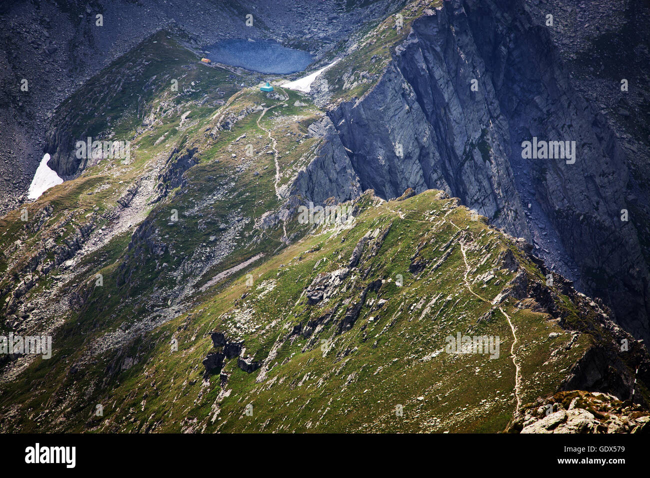 Monti Fagaras, Romania in estate Foto Stock