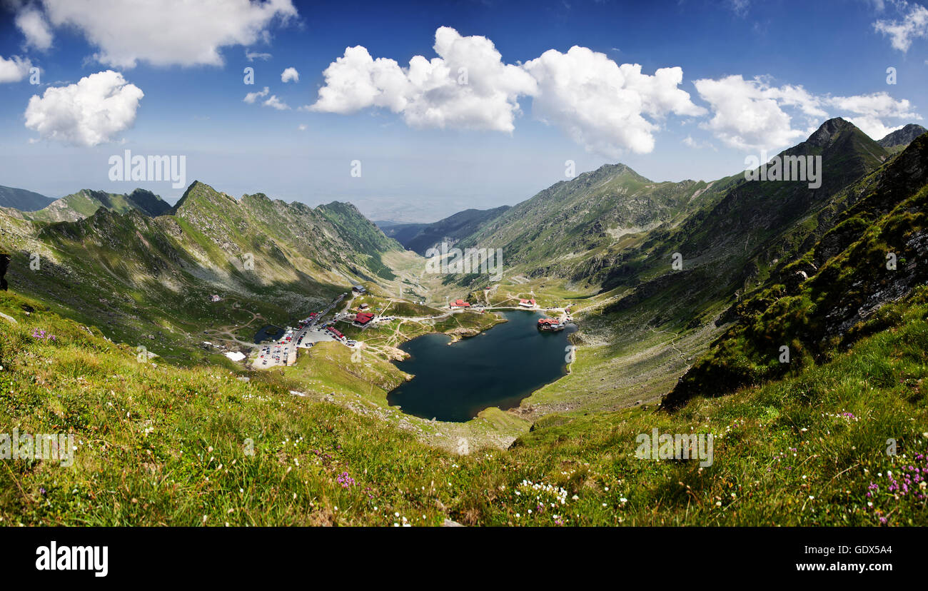 Monti Fagaras, Romania in estate Foto Stock