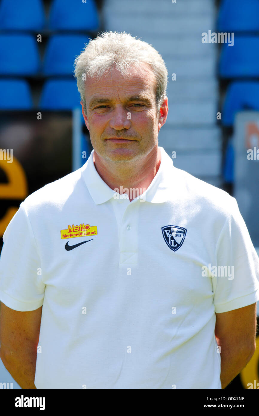 Calcio, 2. Bundesliga, 2016/2017, VfL Bochum, presentazione della squadra per la stagione di gioco, ritratto fisioterapista Frank Zoellner Foto Stock